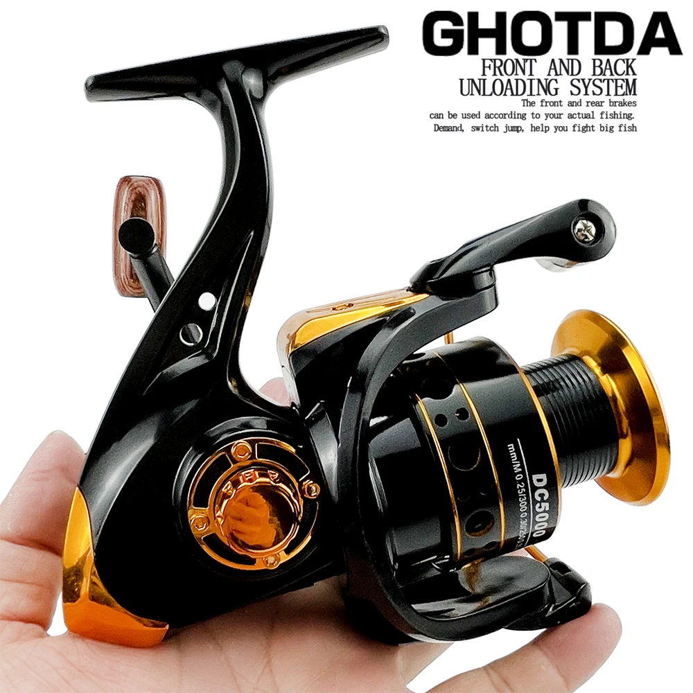 Metal Spool Spinning Fishing Reel 1000-7000 Series Fishing Wheel 12+1BB 5.2:1 Fishing Tackle Pesca Carrete Carp Reel Feeder
Metal Spool Spinning Fishing Reel 1000-7000 Series Fishing Wheel 12+1BB 5.2:1 Fishing Tackle Pesca Carrete Carp Reel Feeder