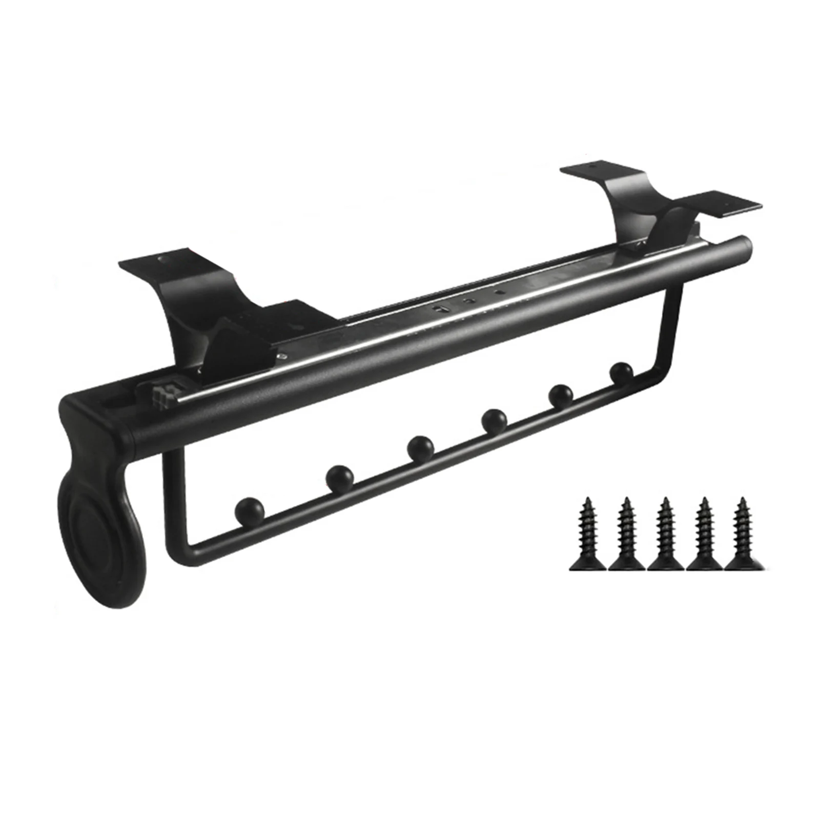 New Practical Wardrobe Rod Closet Rod Adjustable Aluminum Alloy Black Closet Organizer Hanger Rod Low Resistance
New Practical Wardrobe Rod Closet Rod Adjustable Aluminum Alloy Black Closet Organizer Hanger Rod Low Resistance