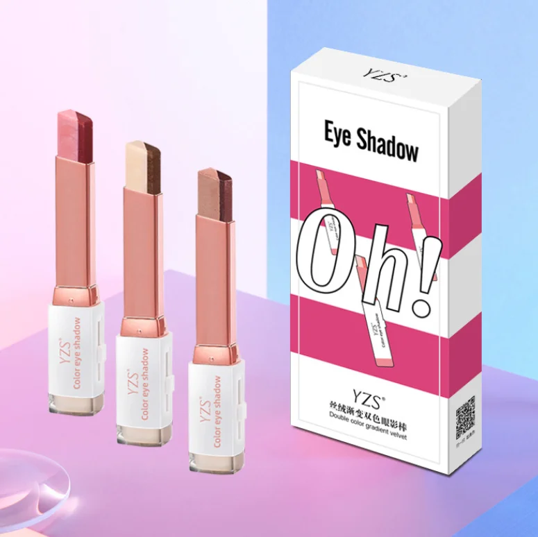 Палка для теней для век, 2 цвета, водостойкая 
Палка для теней для век, 2 цвета, водостойкая