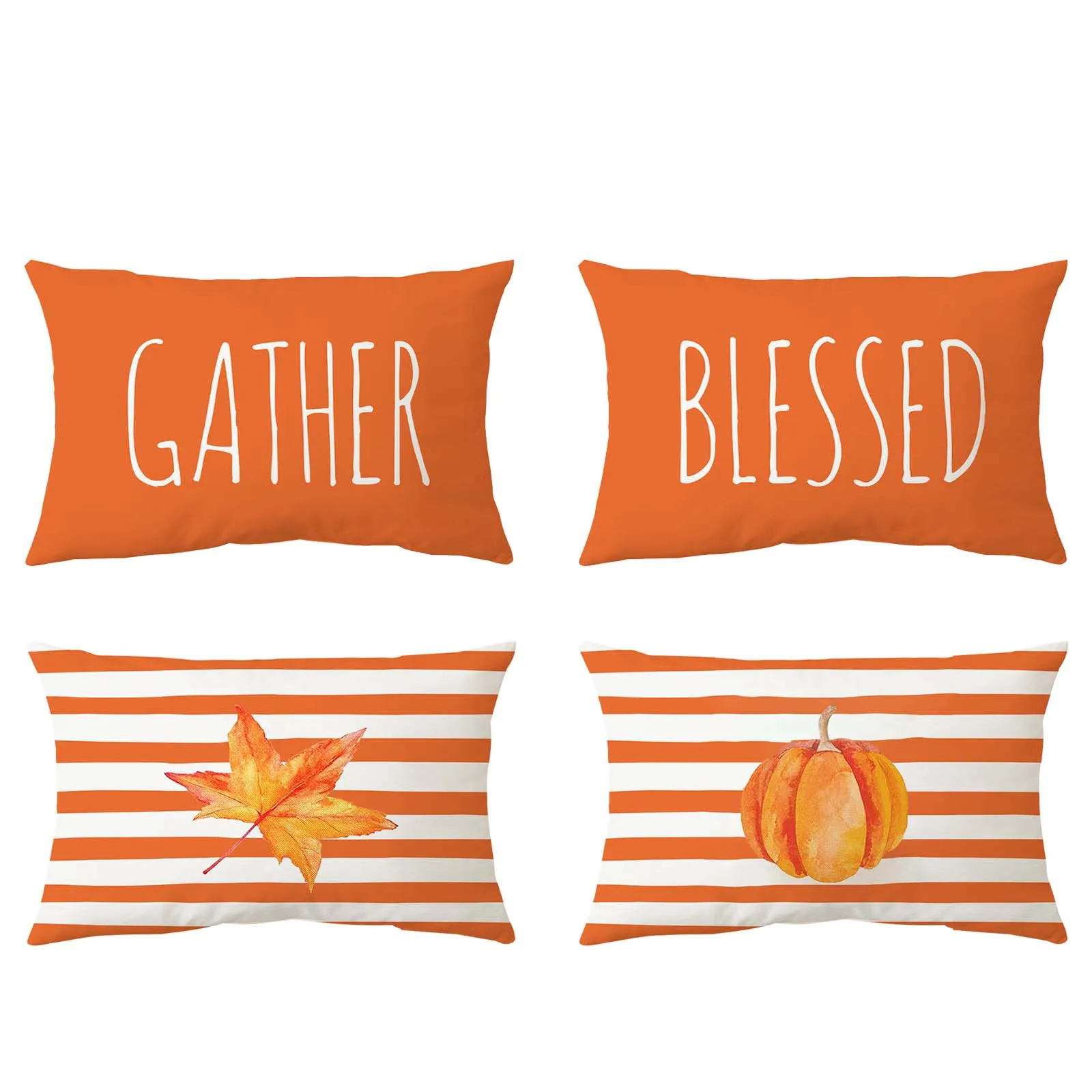4Pcs Pillow Cover Polyester Pumpkin Maple Decorative Throw Pillow Cover 30*50cm For Home Living Room Holloween Decoration
4Pcs Pillow Cover Polyester Pumpkin Maple Decorative Throw Pillow Cover 30*50cm For Home Living Room Holloween Decoration