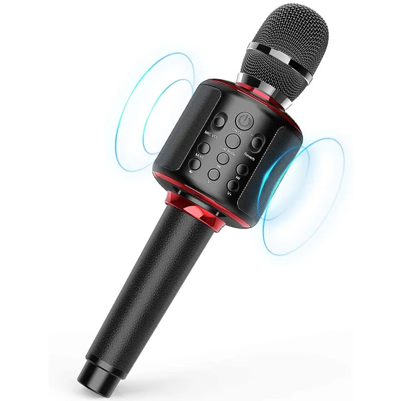 Wireless Bluetooth karaoke microphone, mobile phone, karaoke microphone, computer microphone
Wireless Bluetooth karaoke microphone, mobile phone, karaoke microphone, computer microphone