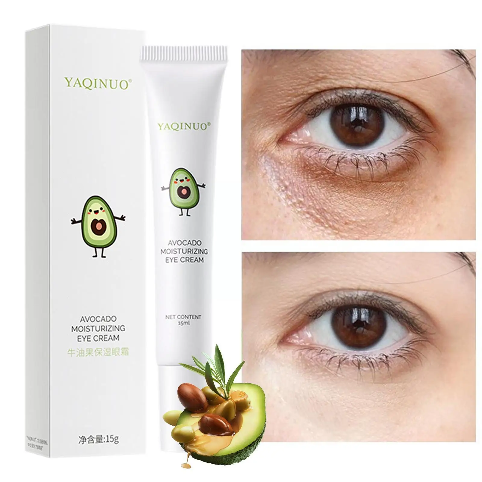 

Avocado Elastic Moisturizing Eye Cream Anti-Wrinkle Circles And Against Skin Diminishing Eye Puffiness Dark Firming Lines C L0X3