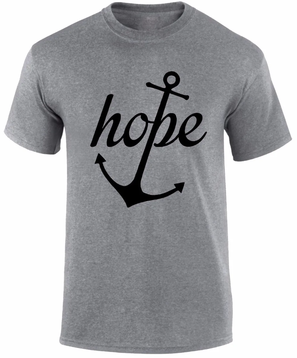 New Fashion Brand Clothing O Neck Short Sleeve T-Shirt Hope Anchor Religious Bible Gospel Jesus Slogan Print T Shirt Men
New Fashion Brand Clothing O Neck Short Sleeve T-Shirt Hope Anchor Religious Bible Gospel Jesus Slogan Print T Shirt Men