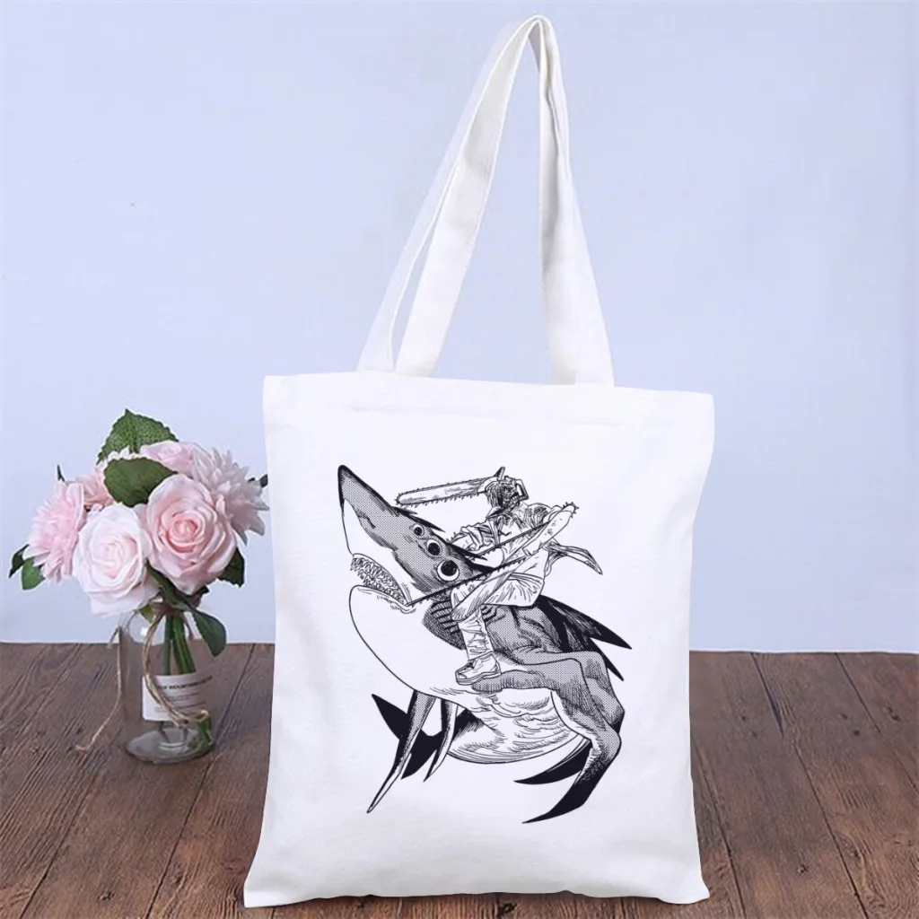 WarriorHandbag Chainsaw Man Denji Manga Shoulder Canvas Bags Teens Pocket Double Print Fitness Shopper HandBags Large Tote Bag 
WarriorHandbag Chainsaw Man Denji Manga Shoulder Canvas Bags Teens Pocket Double Print Fitness Shopper HandBags Large Tote Bag