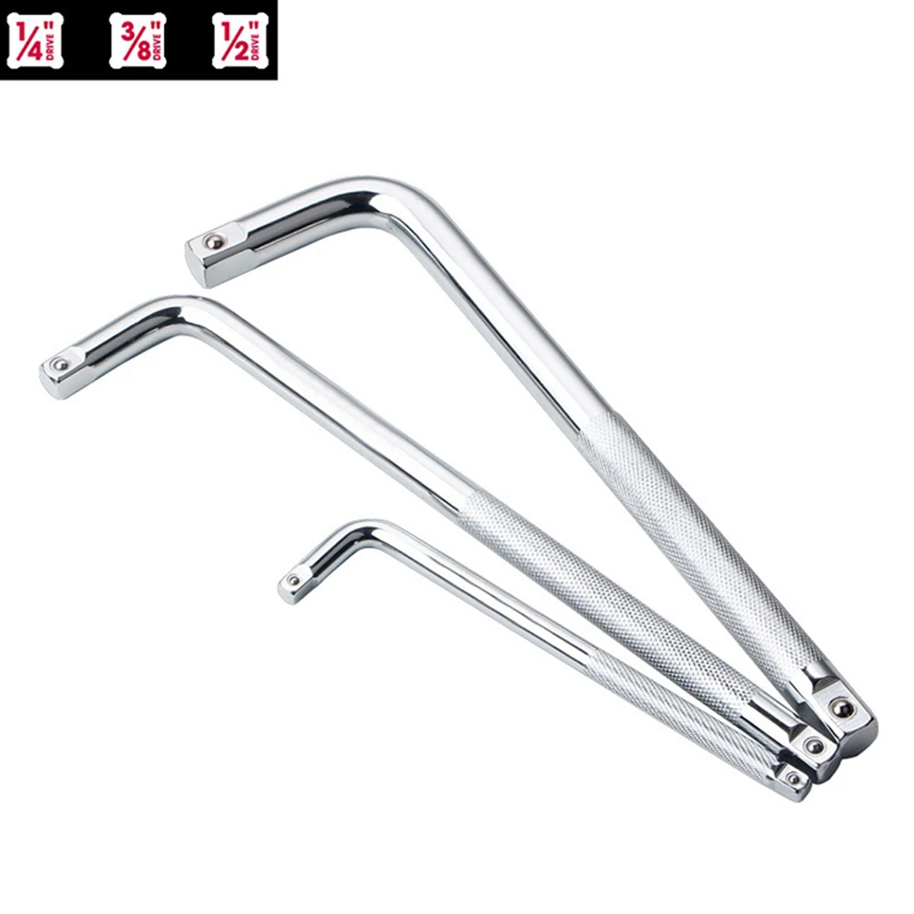 3pcs L-Type Shaped Socket Wrench 1/4 3/8 1/2 Chrome Vanadium Steel Anti-slip Bent Bar For Mirror Treating Cleanning Hand Tools
3pcs L-Type Shaped Socket Wrench 1/4 3/8 1/2 Chrome Vanadium Steel Anti-slip Bent Bar For Mirror Treating Cleanning Hand Tools