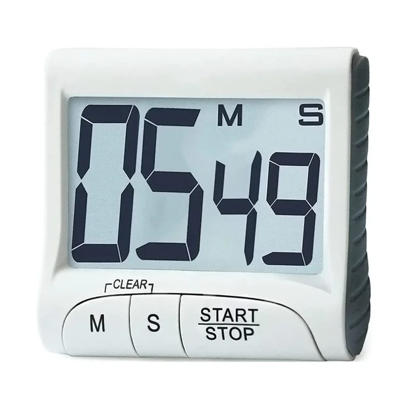 Digital Kitchen Timer&Stopwatch,Bold Digits, Simple Operation, Loud Alarm,Magnetic Kickstand for Cooking and Classroom
Digital Kitchen Timer&Stopwatch,Bold Digits, Simple Operation, Loud Alarm,Magnetic Kickstand for Cooking and Classroom