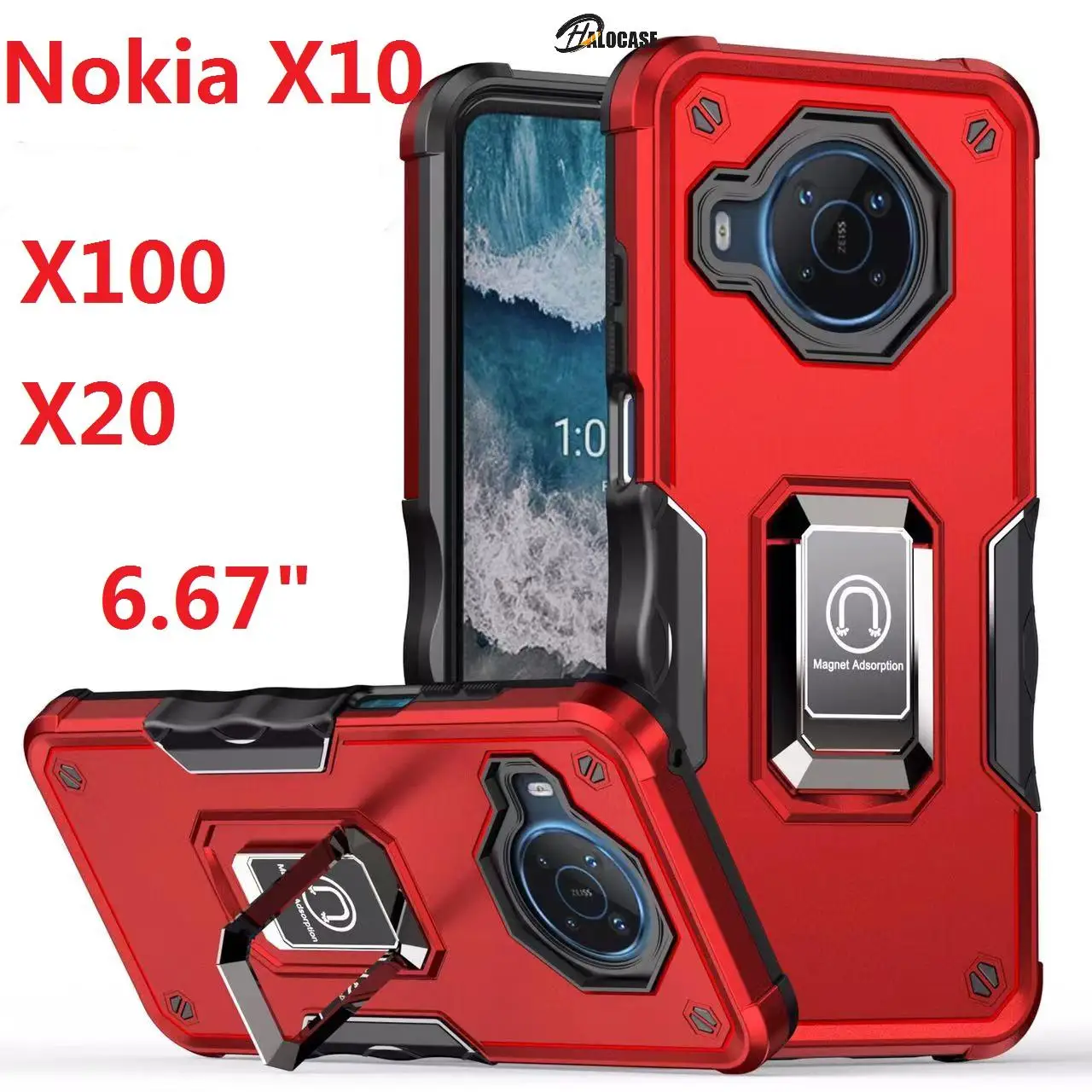 Бронированный Магнитный чехол для Nokia X100 X10 X20, пленка из закаленного стекла, силиконовое кольцо с подставкой, Жесткий автомобильный держате...
Бронированный Магнитный чехол для Nokia X100 X10 X20, пленка из закаленного стекла, силиконовое кольцо с подставкой, Жесткий автомобильный держате...