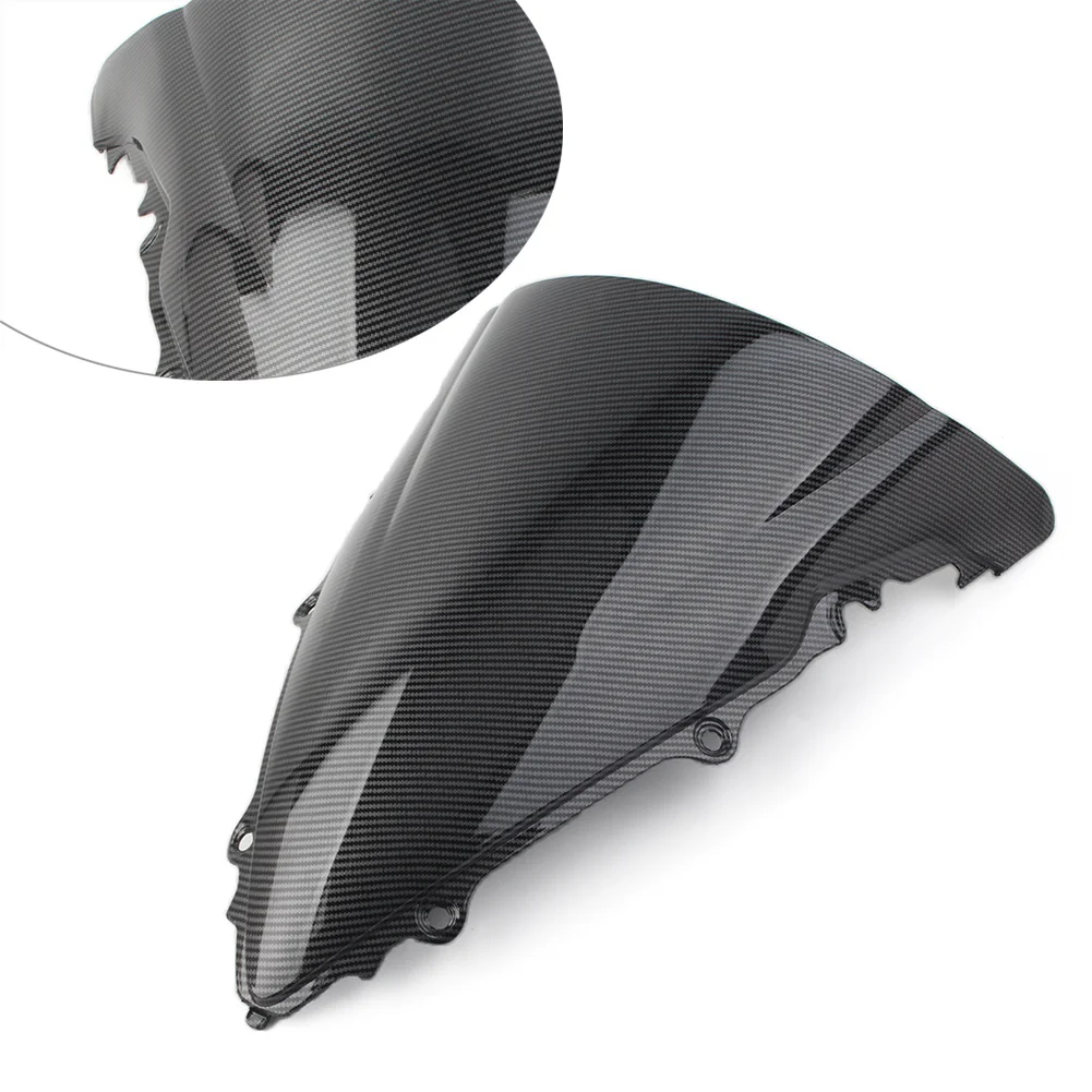 Carbon Fiber Pattern Motorcycle Windshield Windscreen Double Bubble Wind Deflector For Yamaha YZF R6 2003 2004 2005 ABS Plastic
Carbon Fiber Pattern Motorcycle Windshield Windscreen Double Bubble Wind Deflector For Yamaha YZF R6 2003 2004 2005 ABS Plastic