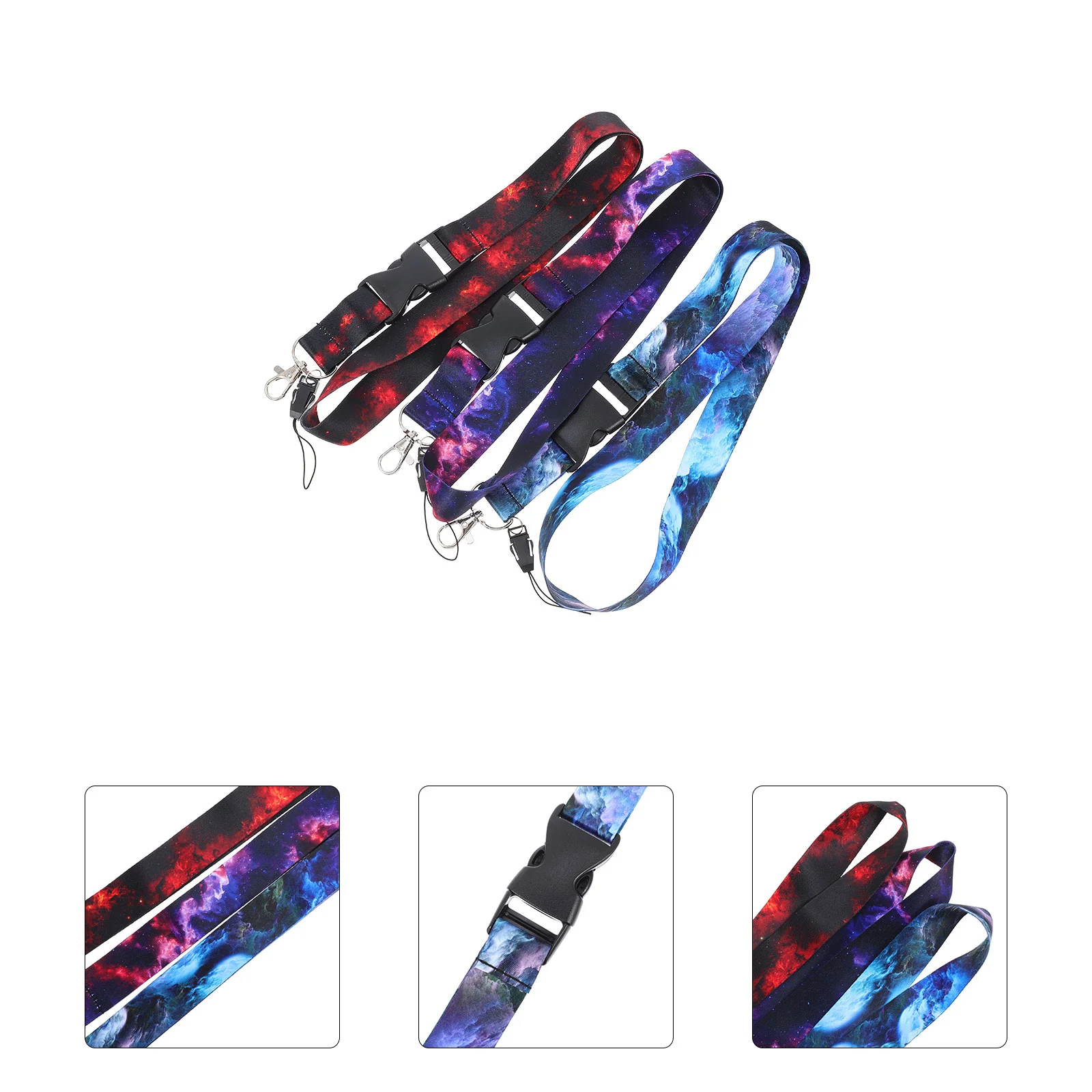 3 Pcs Necklace Camera Lanyard Key Phone Portable Cell Accessories Hanging Rope Polyester
3 Pcs Necklace Camera Lanyard Key Phone Portable Cell Accessories Hanging Rope Polyester