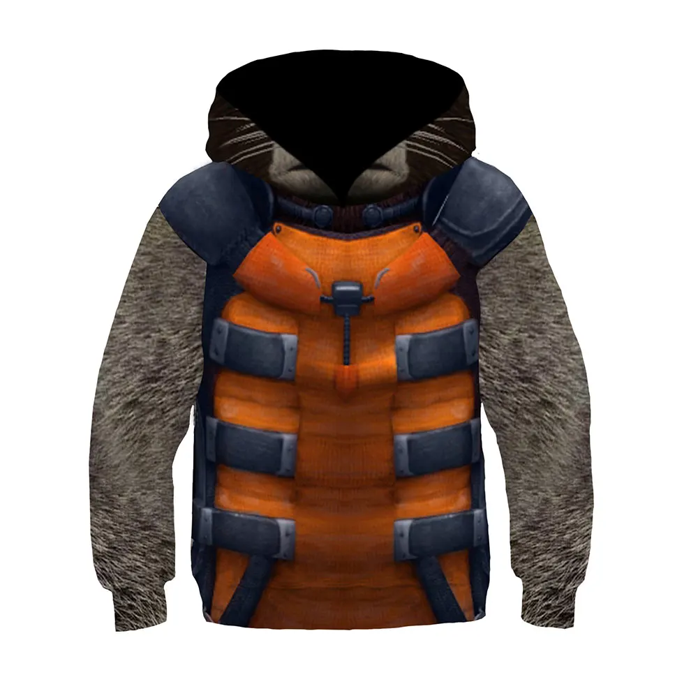 Rocket Cos Raccoon Cosplay Costume Hoodie 3D Printed Hooded Sweatshirt Kids Children Casual Streetwear Pullover Coat
Rocket Cos Raccoon Cosplay Costume Hoodie 3D Printed Hooded Sweatshirt Kids Children Casual Streetwear Pullover Coat