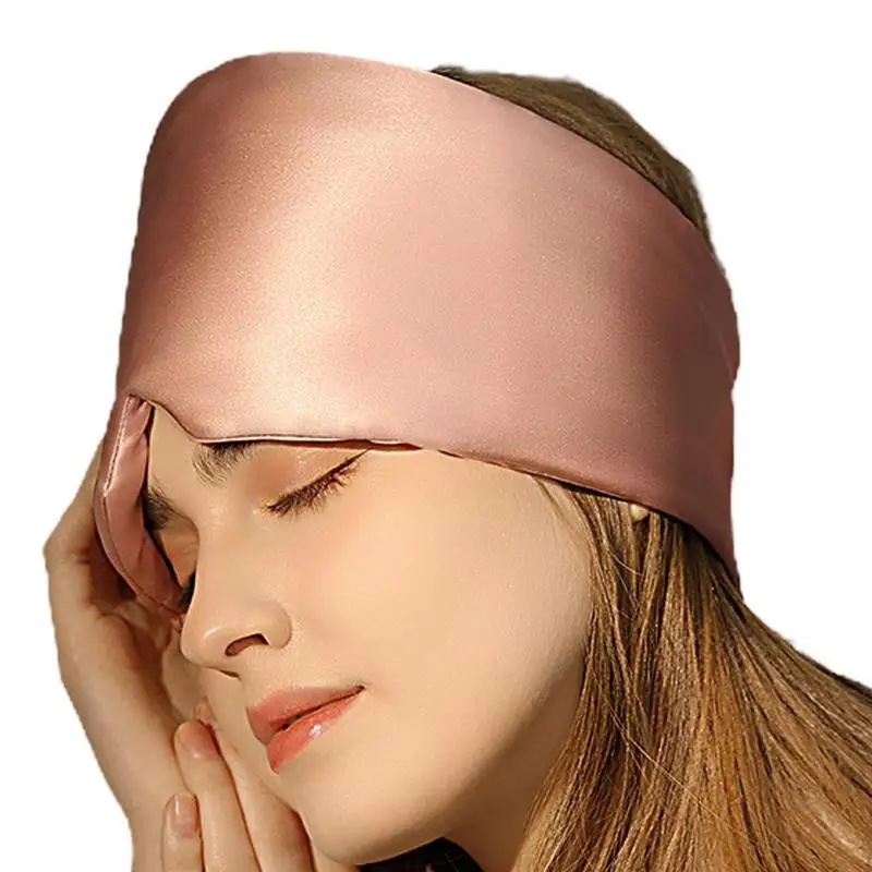 

Natural Mulberry Silk Sleep Eyeshade Soft Blindfold Smooth Eye Cover Sleeping Aid Eyeshade Eye Cover Patch Bandage Comfort