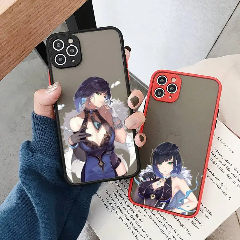 Yelan genshin impact Phone Case For iPhone 13 12 11 Mini Pro XR XS Max 7 8 Plus X Matte transparent Back Cover
Yelan genshin impact Phone Case For iPhone 13 12 11 Mini Pro XR XS Max 7 8 Plus X Matte transparent Back Cover