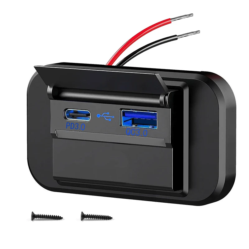 Высокомощная панель питания 12-24 в USB, быстрая зарядка PD Type C, USB порты, автомобильное зарядное устройство для автобуса, адаптер для автомобиля, RV, яхты, автобуса
Высокомощная панель питания 12-24 в USB, быстрая зарядка PD Type C, USB порты, автомобильное зарядное устройство для автобуса, адаптер для автомобиля, RV, яхты, автобуса