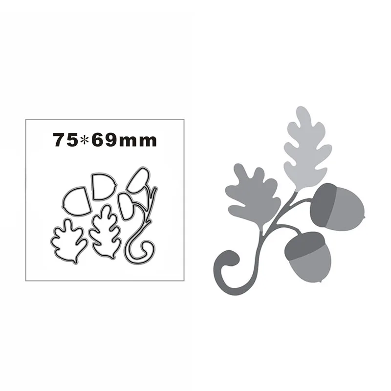 New Assembled Plant Nut Metal Cutting Die Scrapbook Template Cutting Card Making Decorative Relief Photo Album Diy Crafts
New Assembled Plant Nut Metal Cutting Die Scrapbook Template Cutting Card Making Decorative Relief Photo Album Diy Crafts