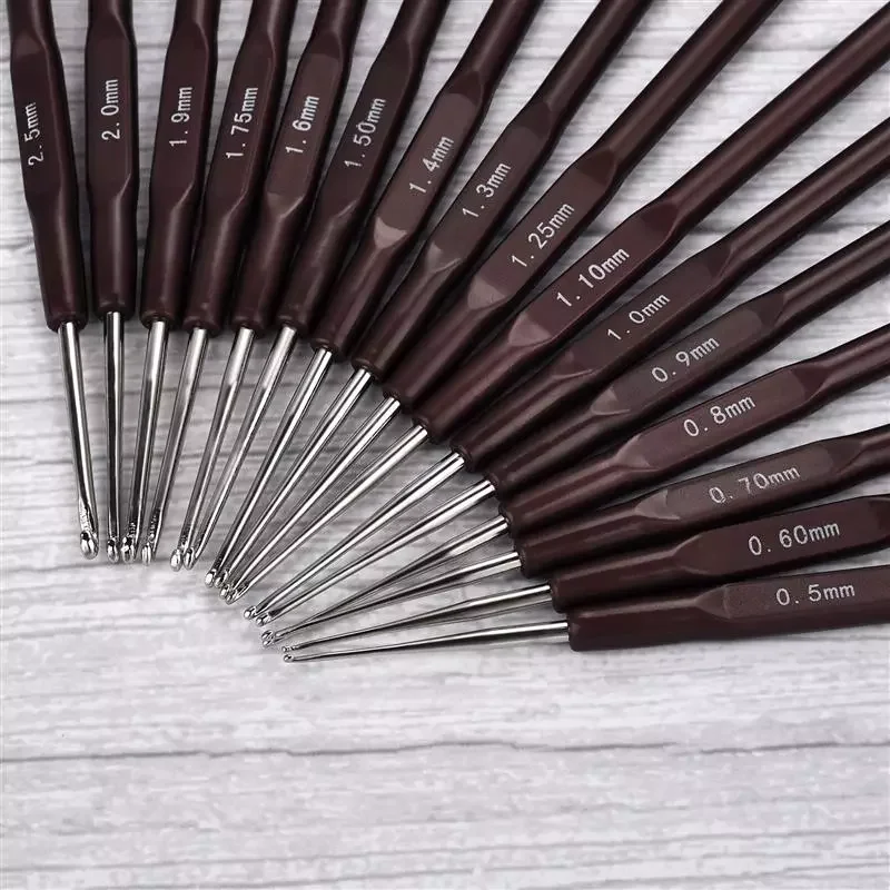 Knitting Needles ABS Handle Crochet Hooks Handle Knitting Needles Set 0.5mm-2.5mm Yarn Sweater Weave Craft Tools
Knitting Needles ABS Handle Crochet Hooks Handle Knitting Needles Set 0.5mm-2.5mm Yarn Sweater Weave Craft Tools