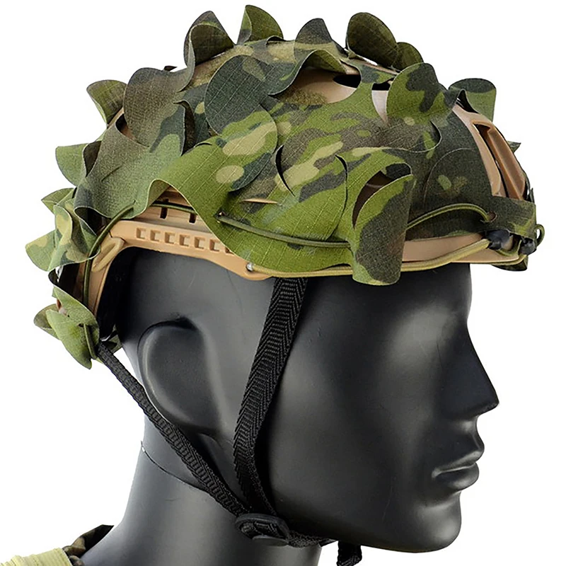3D Camo Net Airsoft Helmet Cover Laser Cut Nylon Drawstring Helmet Scrim CS Wargame Paintball Paratrooper Hunting Accessories
3D Camo Net Airsoft Helmet Cover Laser Cut Nylon Drawstring Helmet Scrim CS Wargame Paintball Paratrooper Hunting Accessories