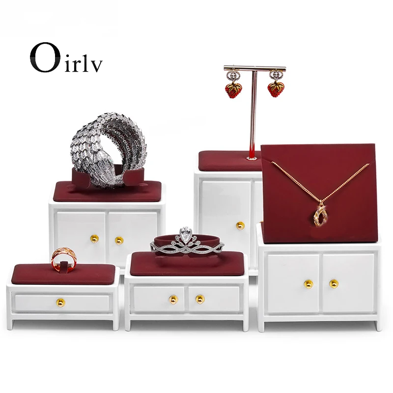 Oirlv Mini Drawer Solid Wood Jewelry Display Stand with Microfiber Jewelry Storage Rack for Earrings Ring Bangle Necklace
Oirlv Mini Drawer Solid Wood Jewelry Display Stand with Microfiber Jewelry Storage Rack for Earrings Ring Bangle Necklace