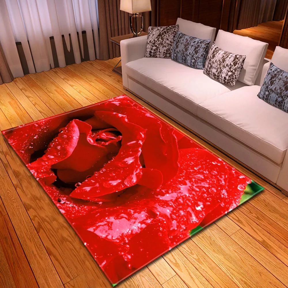 3D Print White Red Blue Rose Flower Pattern Carpet Living Room Rug Mat Non-Slip Hallway Bedroom Bathroom Mat Kitchen Floor Mat
3D Print White Red Blue Rose Flower Pattern Carpet Living Room Rug Mat Non-Slip Hallway Bedroom Bathroom Mat Kitchen Floor Mat