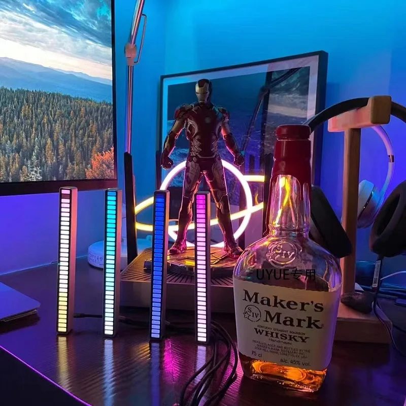 2022 Fancy Gift RGB Led Night Light Sound Control Music Led Bar Computer Car Colorful Atmosphere Rhythm Table Lamp Father's Day
2022 Fancy Gift RGB Led Night Light Sound Control Music Led Bar Computer Car Colorful Atmosphere Rhythm Table Lamp Father's Day