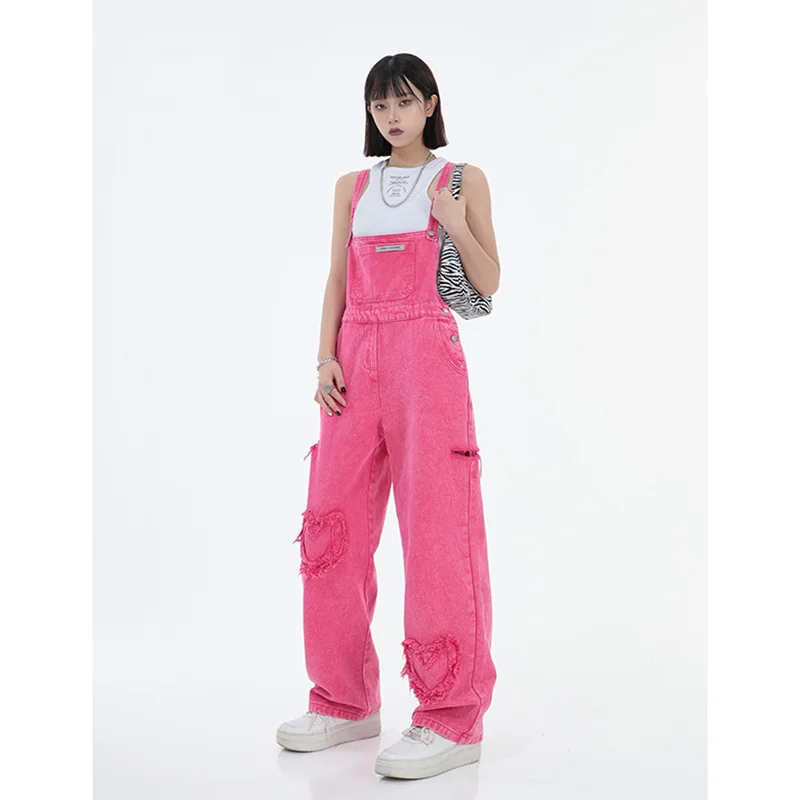 2023 Hot sale Womens Rose Red Vintage Suspender Jeans Baggy Pocket Straight Pants Streetwear Casual Wide Leg Denim Trouser Ladie
2023 Hot sale Womens Rose Red Vintage Suspender Jeans Baggy Pocket Straight Pants Streetwear Casual Wide Leg Denim Trouser Ladie