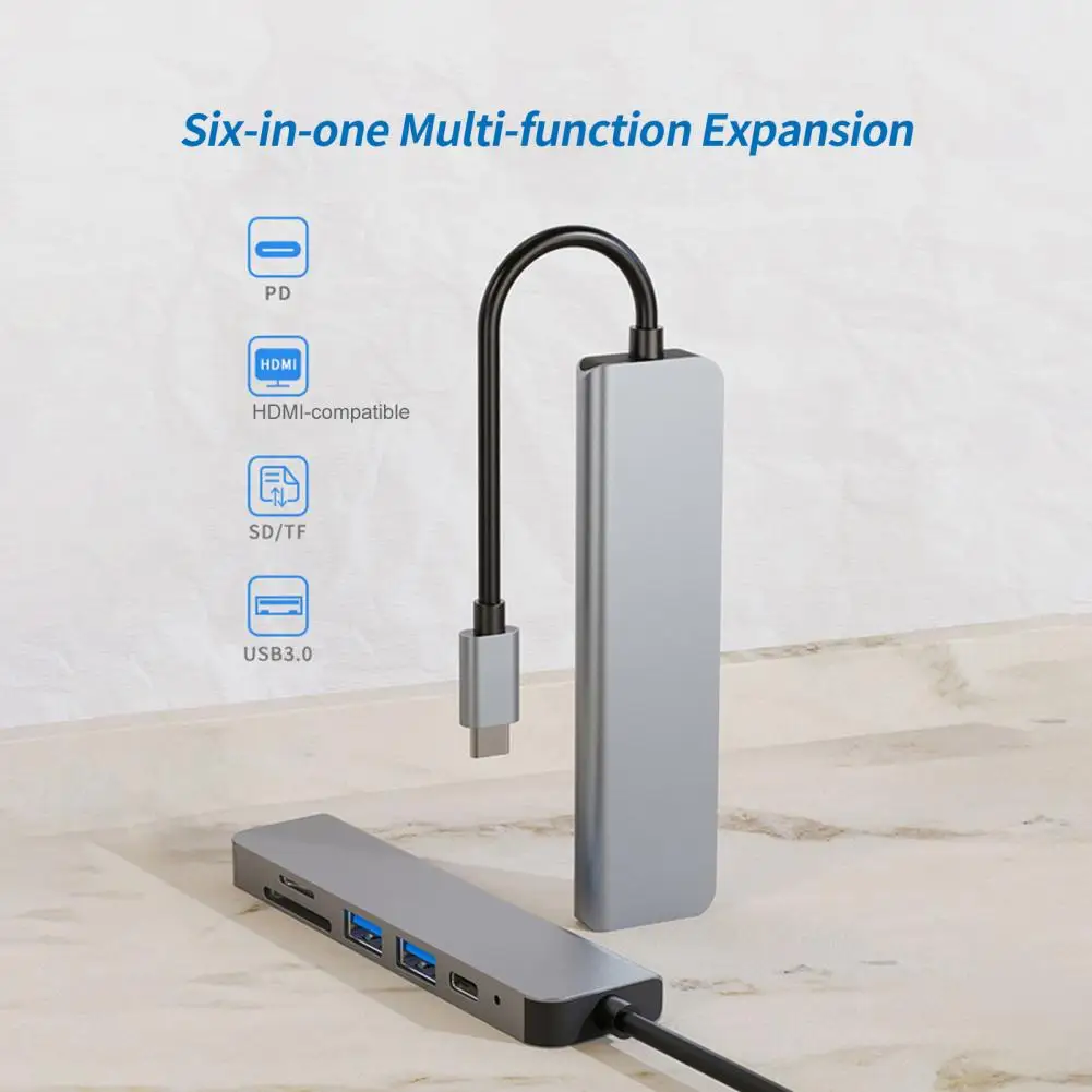 Док-станция портативная совместимая с HD разъемами типа C HDMI 4K USB3.0
Док-станция портативная совместимая с HD разъемами типа C HDMI 4K USB3.0