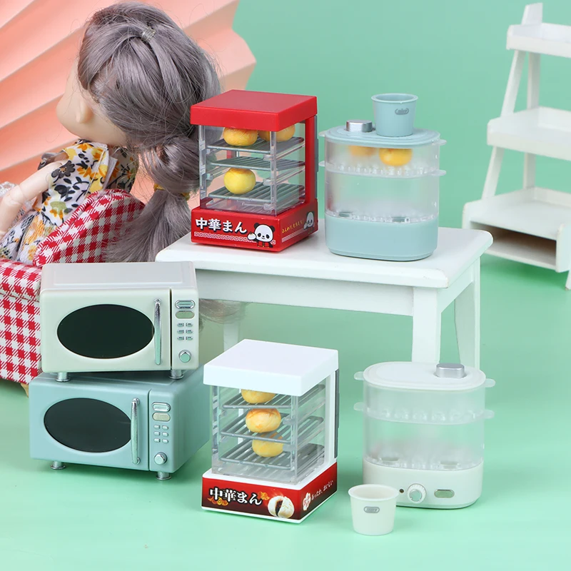 1PC Doll House Mini Kitchen appliances Microwave oven steaming box Pantry Model doll house ornaments
1PC Doll House Mini Kitchen appliances Microwave oven steaming box Pantry Model doll house ornaments