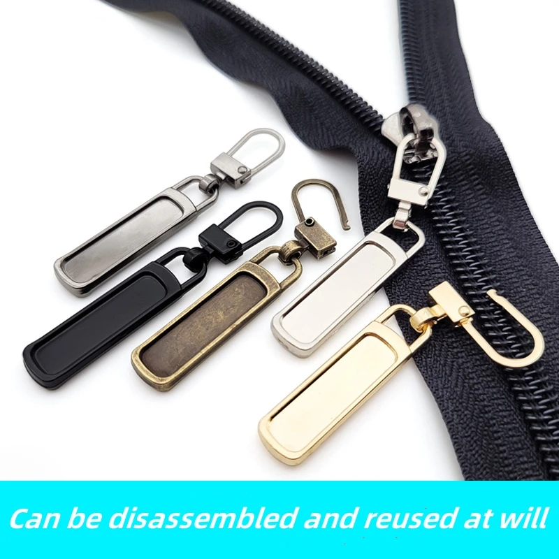 5PieceZipper Head Removable Metal Zipper Pendant Puller DIY School Bag Garment Bag Luggage Repair Replacement
5PieceZipper Head Removable Metal Zipper Pendant Puller DIY School Bag Garment Bag Luggage Repair Replacement