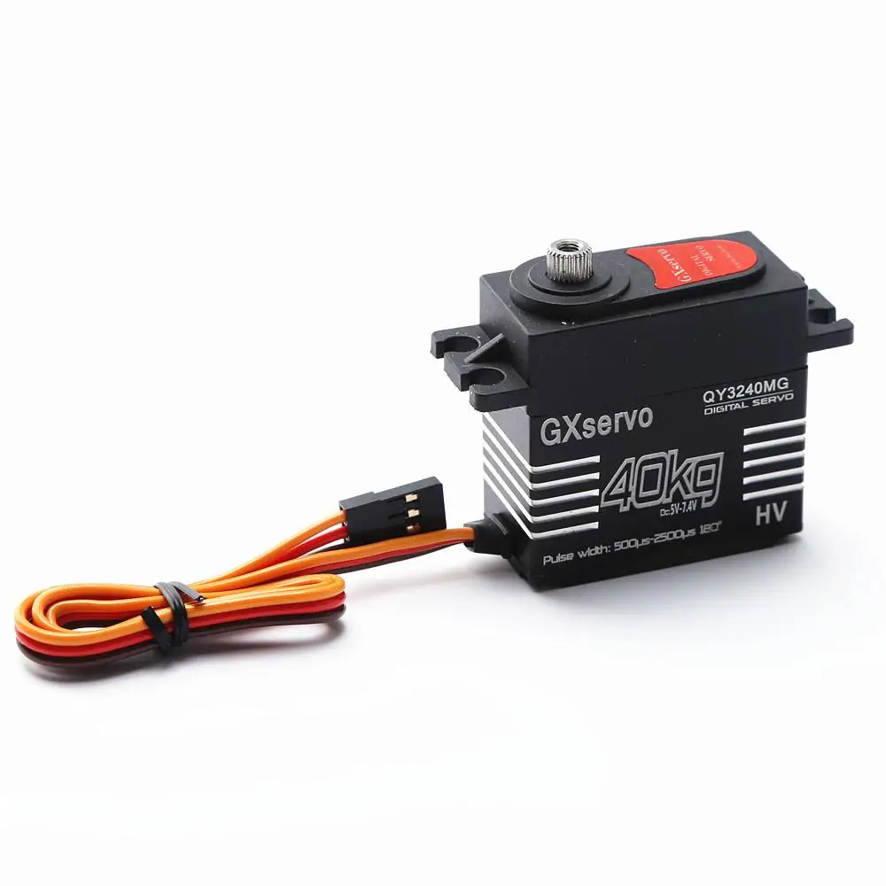Qy3240mg High Speed Metal Gear 40kg Large Torque Digital Servo For Rc Car Crawler Scx10 Trx4 1:8/1:10 Rc Car Truck Robot Parts
Qy3240mg High Speed Metal Gear 40kg Large Torque Digital Servo For Rc Car Crawler Scx10 Trx4 1:8/1:10 Rc Car Truck Robot Parts