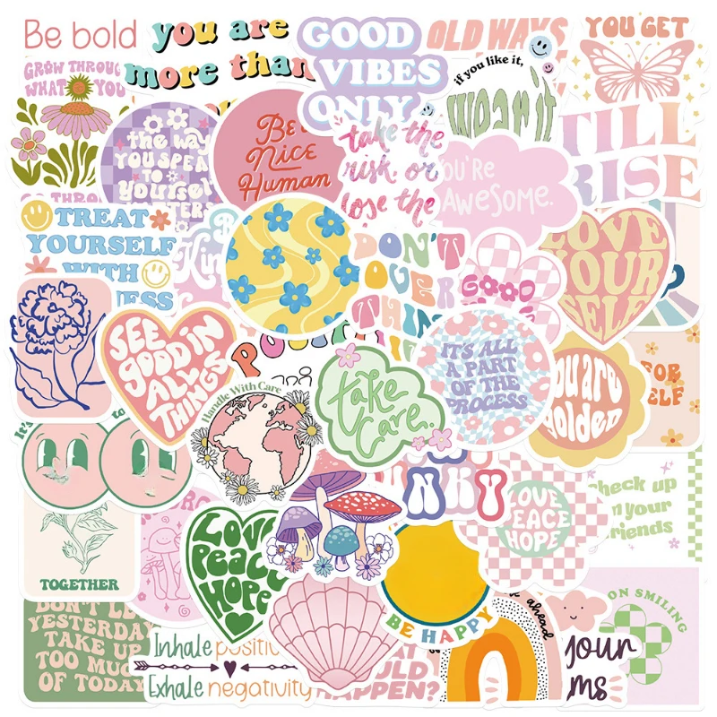 50Pcs Inspirational Sentences Danish Pink Sticker Decoration Luggage Notebook Waterproof Guitar Removable Stickers
50Pcs Inspirational Sentences Danish Pink Sticker Decoration Luggage Notebook Waterproof Guitar Removable Stickers