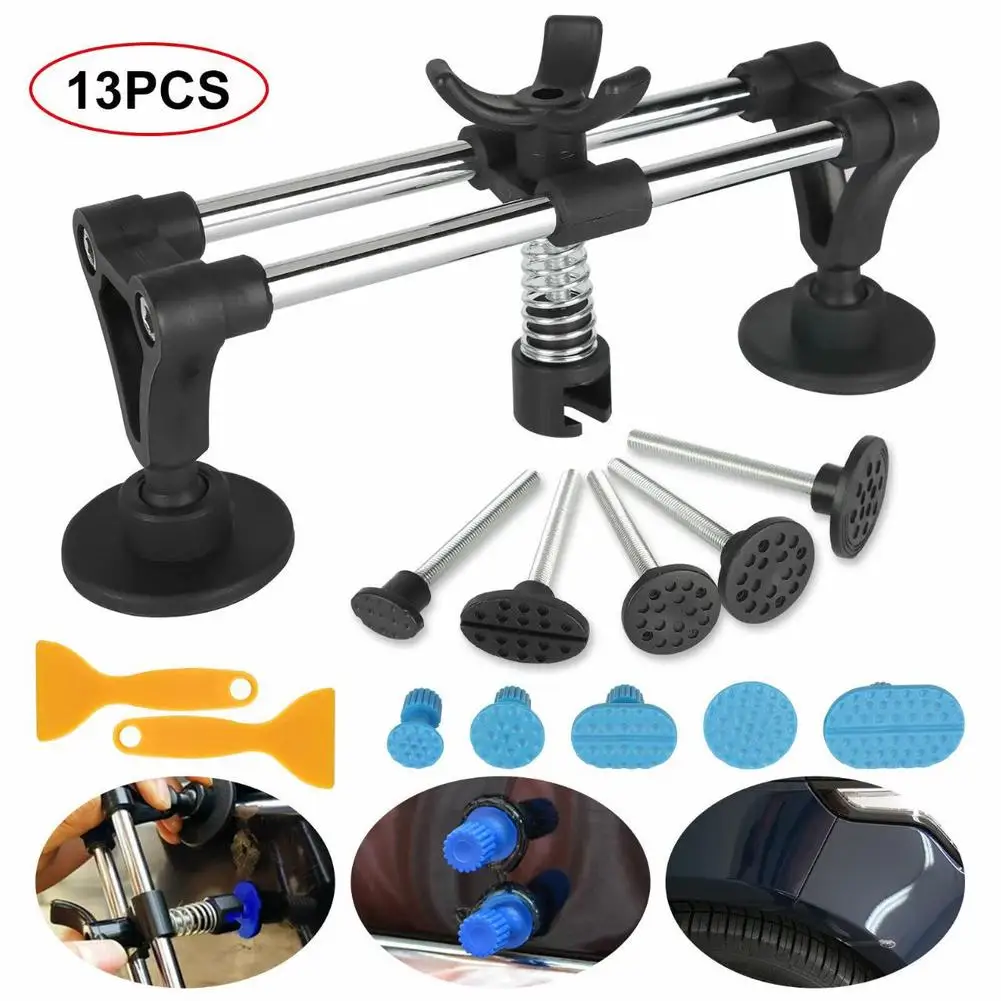 Auto Dent Puller Bridge Dent Repair Tools Kit Paintless Dent Repair Remover for Auto Body Motorcycle Refrigerator Washer Dropshi
Auto Dent Puller Bridge Dent Repair Tools Kit Paintless Dent Repair Remover for Auto Body Motorcycle Refrigerator Washer Dropshi