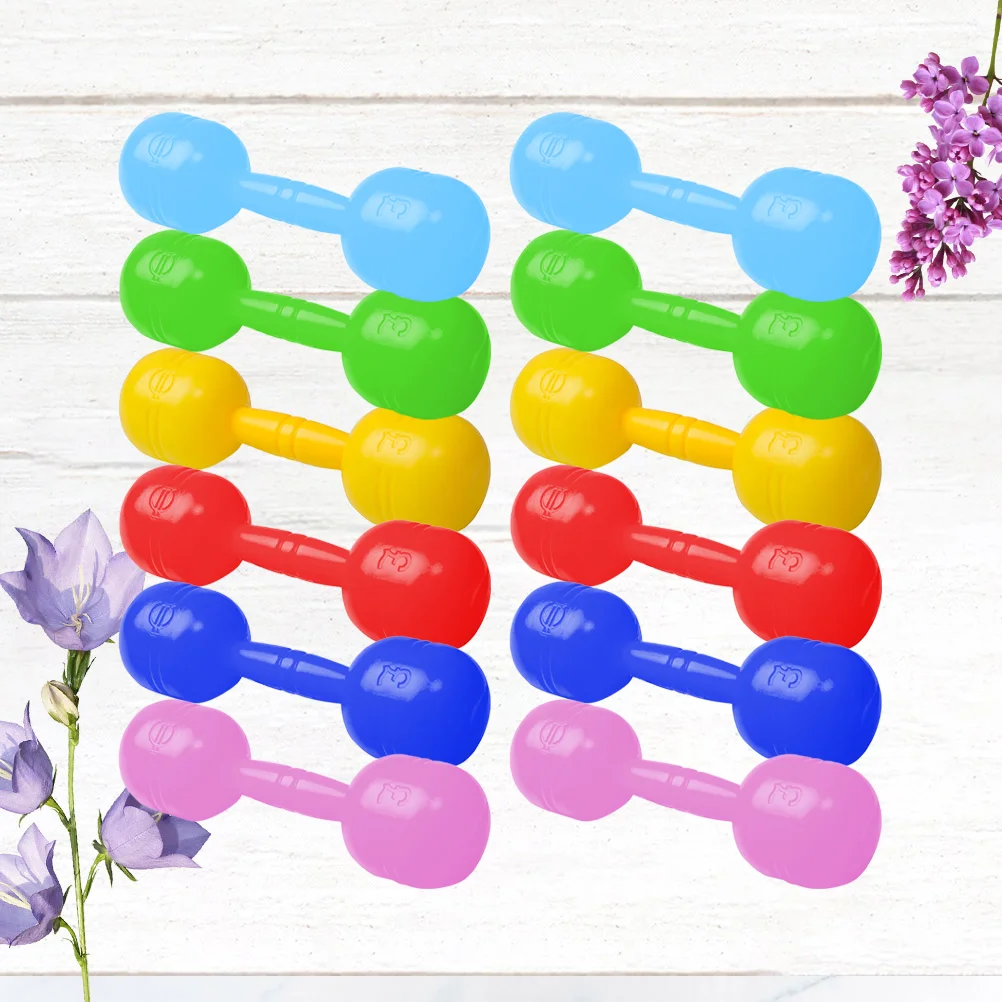 12pcs Kids Dumbbells Fitness Children Barbells Hand Bar Sounding for Kindergarten Sports Workout Exercise ( )
12pcs Kids Dumbbells Fitness Children Barbells Hand Bar Sounding for Kindergarten Sports Workout Exercise ( )