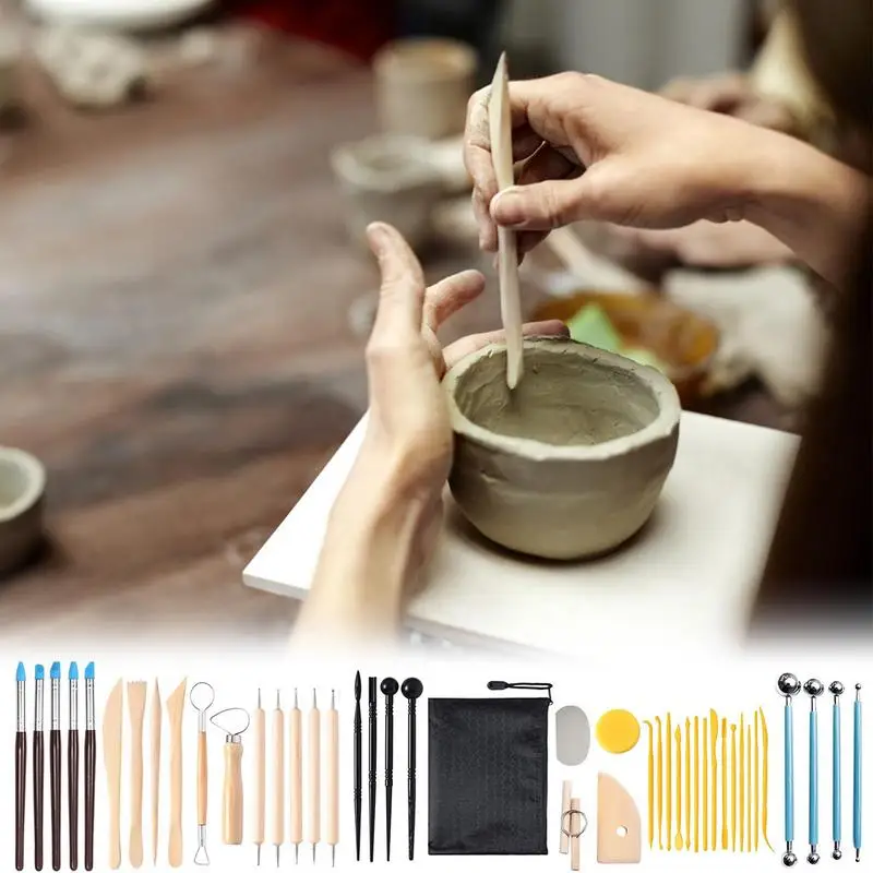 Pottery Clay Tools DIY Carving Clay Hole Punch Ceramics Sculpture Tools Texture Shaping Blade Clay Mode Art Kitchen Accessories
Pottery Clay Tools DIY Carving Clay Hole Punch Ceramics Sculpture Tools Texture Shaping Blade Clay Mode Art Kitchen Accessories