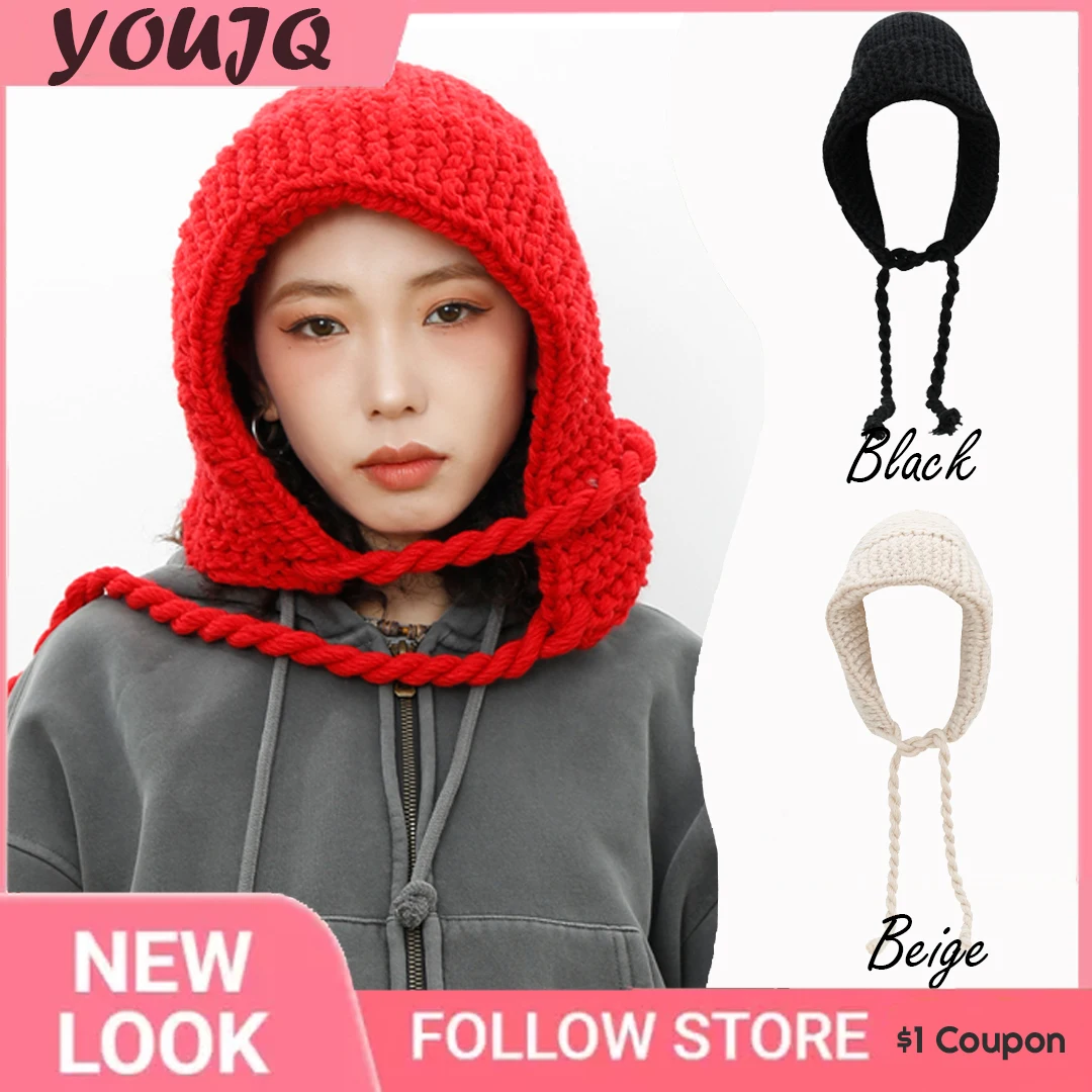 Y2K Red Ear Protection Winter Japanese Cute Plush Bomber Hat Warm Korean Sweet Women's Beanie Winter Head Hood Caps
Y2K Red Ear Protection Winter Japanese Cute Plush Bomber Hat Warm Korean Sweet Women's Beanie Winter Head Hood Caps