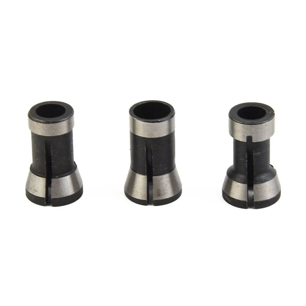 6/6.35/8mm Black+silver CNC Router Collet Carbon Steel Clamping Nuts Router Bit Collet Suitable For Engraving Machine
6/6.35/8mm Black+silver CNC Router Collet Carbon Steel Clamping Nuts Router Bit Collet Suitable For Engraving Machine
