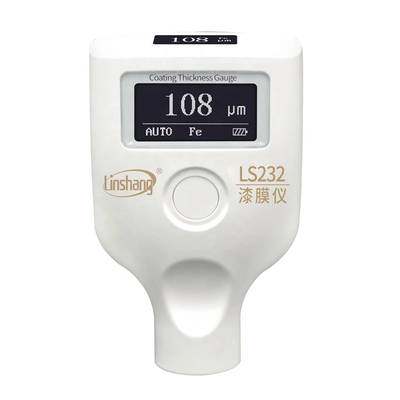 Linshang LS232 Portable Car Paint Film Thickness Tester Meter For Aluminum Steel Dual OLED Screen Non-Magnetic Metal Substrates
Linshang LS232 Portable Car Paint Film Thickness Tester Meter For Aluminum Steel Dual OLED Screen Non-Magnetic Metal Substrates