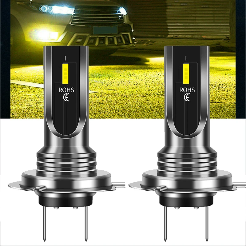 2pcs Error Free H7 LED Headlight Bulb High/Low Bulbs Beam DC 12V-24V 120W Yellow Driving Running Lamps
2pcs Error Free H7 LED Headlight Bulb High/Low Bulbs Beam DC 12V-24V 120W Yellow Driving Running Lamps