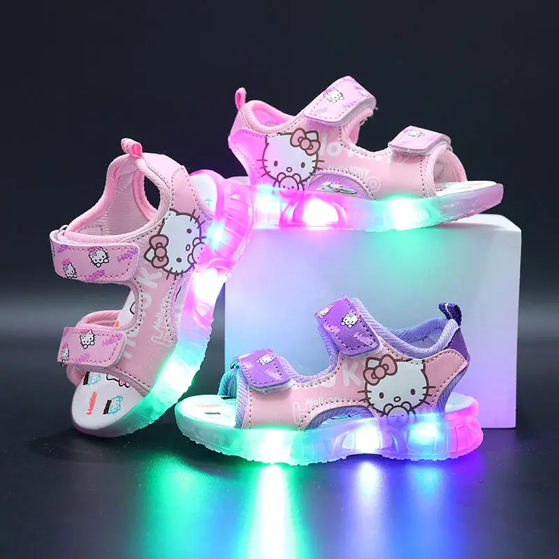 Cartoon Cute Kawaii Sanrioed Hellokitty New Pattern 2023 Summer Girls Korean Edition Beach Shining Sandals
Cartoon Cute Kawaii Sanrioed Hellokitty New Pattern 2023 Summer Girls Korean Edition Beach Shining Sandals
