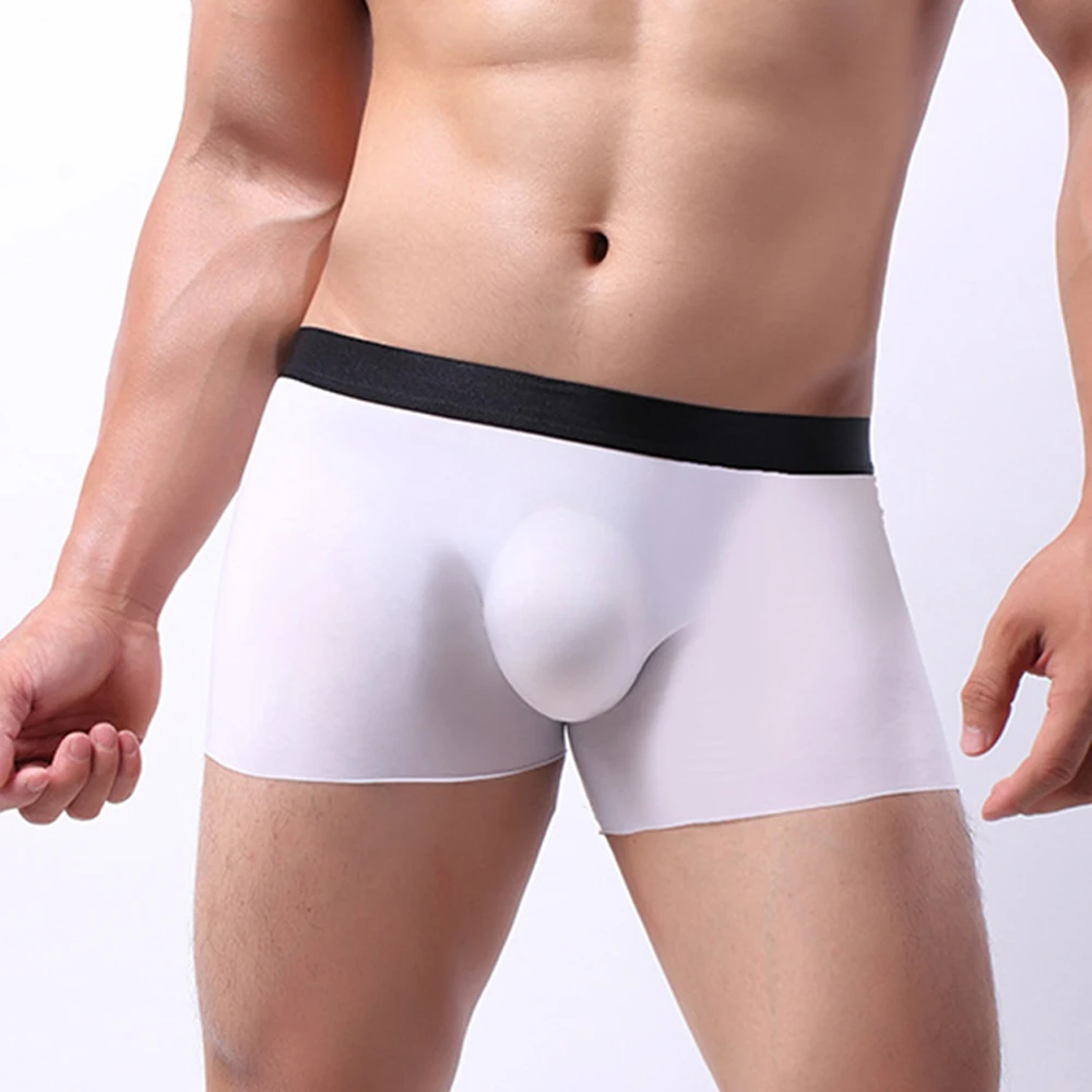 Summer Ice Silk Underwear Men Sexy Breathable Boxer Briefs Bulge Pouch Underpant Shorts Man Solid Trunk Smooth Seemless Panties
Summer Ice Silk Underwear Men Sexy Breathable Boxer Briefs Bulge Pouch Underpant Shorts Man Solid Trunk Smooth Seemless Panties