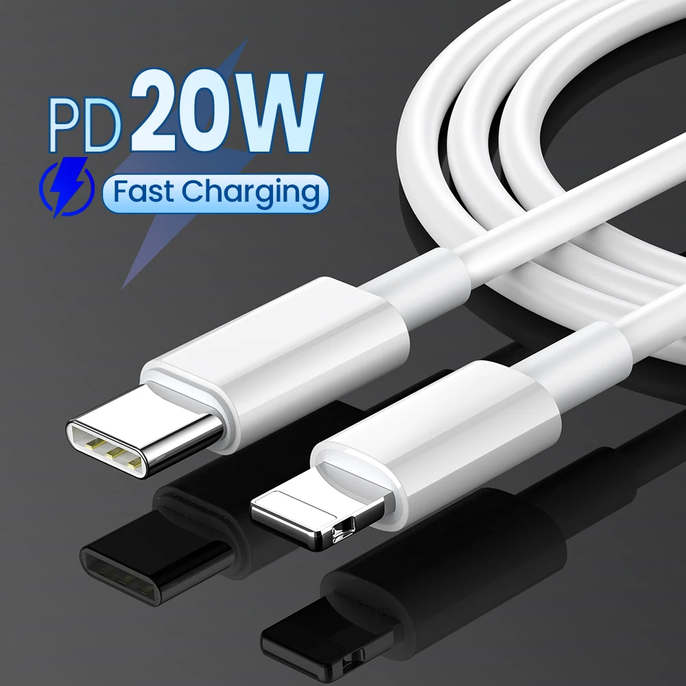 PD 20W USB C Cable For iPhone 14 13 12 11 Pro Max 8 7 Plus Fast Charger Phone Charging Data Cable For iPad iPhone Cable
PD 20W USB C Cable For iPhone 14 13 12 11 Pro Max 8 7 Plus Fast Charger Phone Charging Data Cable For iPad iPhone Cable