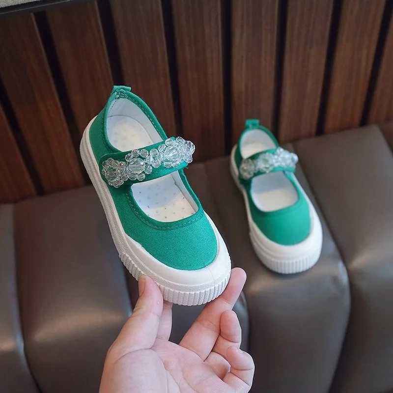 2022 Summer New Children's Casual Shoes for Girls Rhinestone Kids Fashion Non-slip Canvas Shoes Hook & Loop Shallow School Shoes
2022 Summer New Children's Casual Shoes for Girls Rhinestone Kids Fashion Non-slip Canvas Shoes Hook & Loop Shallow School Shoes