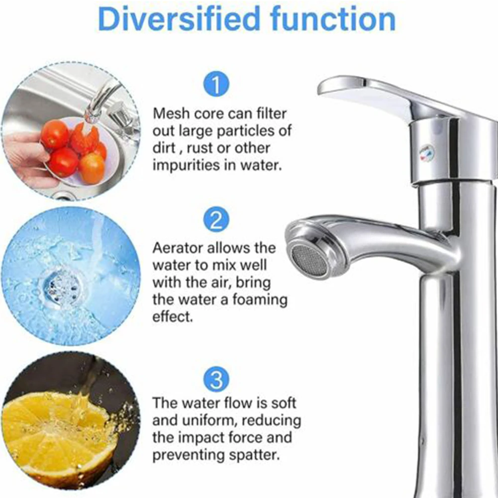 5pcs Water Saving M24 Aerator 24mm Brass Female Thread Faucet Wrench Regulators Replaceable Filter Nozzle For Kitchen Bathoom
5pcs Water Saving M24 Aerator 24mm Brass Female Thread Faucet Wrench Regulators Replaceable Filter Nozzle For Kitchen Bathoom