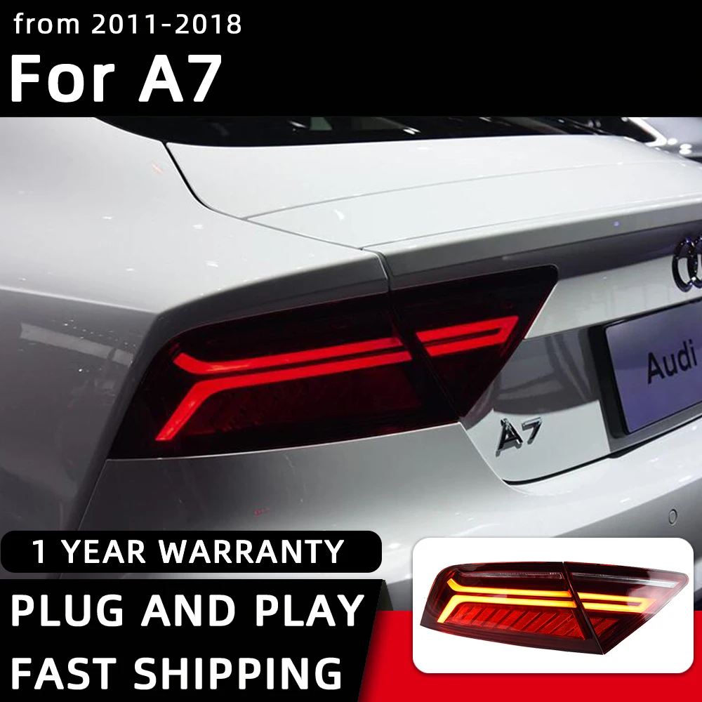 Задние фонари для стайлинга автомобиля для Audi A7 светодиодный Tail 2011-2018, задний фонарь DRL, Задний сигнал поворота, автомобильные аксессуары
Задние фонари для стайлинга автомобиля для Audi A7 светодиодный Tail 2011-2018, задний фонарь DRL, Задний сигнал поворота, автомобильные аксессуары