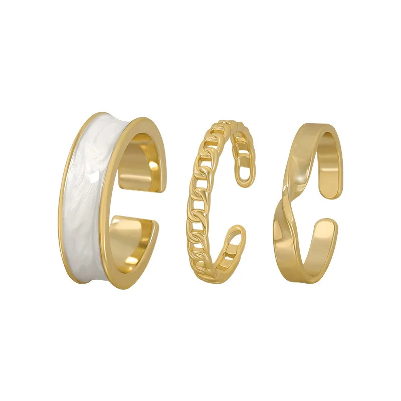 Anillo Punk minimalista de Color dorado para mujer, Anillos Vintage con apertura de cadena, conjuntos de Anillos de nudillos, jo
Anillo Punk minimalista de Color dorado para mujer, Anillos Vintage con apertura de cadena, conjuntos de Anillos de nudillos, jo