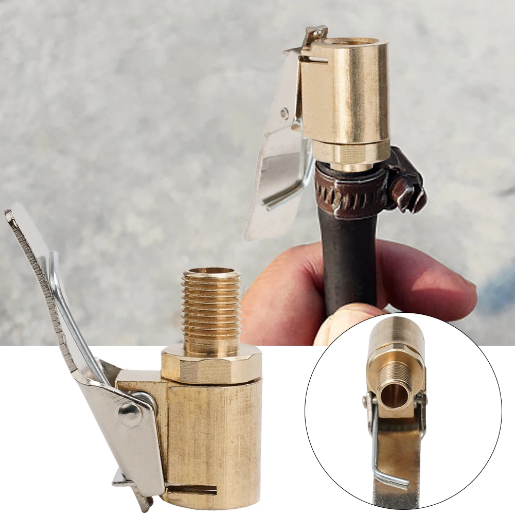 Car Tire Air Pump Auto Repair Tool Valve Clip 8mm Air Pump Chuck Clip Brass Tyre Tire Inflator Valve Deflate Tool For Compressor
Car Tire Air Pump Auto Repair Tool Valve Clip 8mm Air Pump Chuck Clip Brass Tyre Tire Inflator Valve Deflate Tool For Compressor
