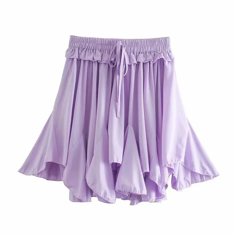 Elastic Waist Sexy Irregular Ruffle Skirt Female Chiffon Elastic Elastic Waist Elegant Big Swing Skirt Joint Clothing Fashion
Elastic Waist Sexy Irregular Ruffle Skirt Female Chiffon Elastic Elastic Waist Elegant Big Swing Skirt Joint Clothing Fashion