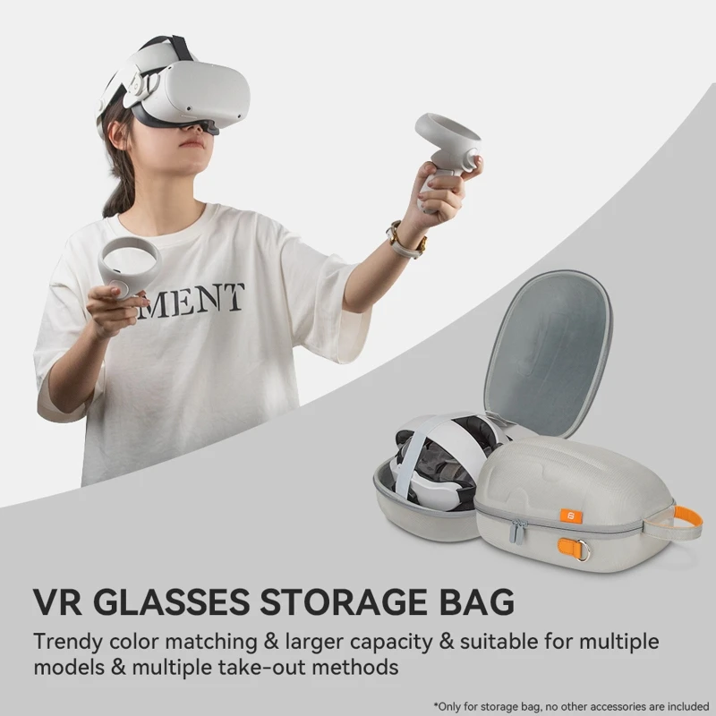 Portable Storage Bag Shock-proof Handbag Travel Carrying Case Compatible with Quest 2 PICO3 VR Headset Accessory
Portable Storage Bag Shock-proof Handbag Travel Carrying Case Compatible with Quest 2 PICO3 VR Headset Accessory