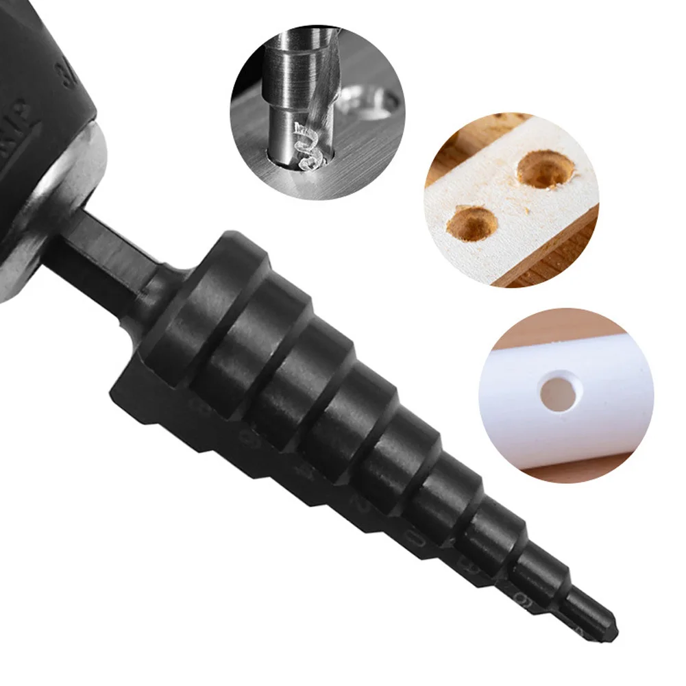 3Pcs Coated Straight Groove Step Drill Bit 3-12mm 4-12mm 4-20mm Hole Cutter Nitrogen Coated Power Tools Accessories Repairing
3Pcs Coated Straight Groove Step Drill Bit 3-12mm 4-12mm 4-20mm Hole Cutter Nitrogen Coated Power Tools Accessories Repairing