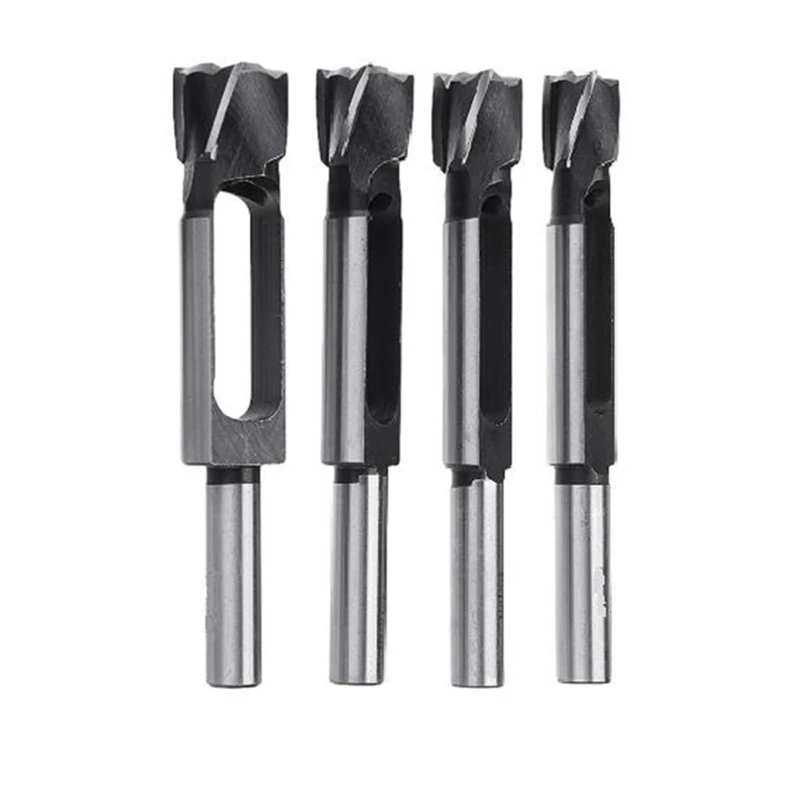 4 Pcs/Set Tenon Dowel Plug Cutter Maker Tapered Snug Plug Cutters 8Mm 10Mm 12Mm 15Mm Cork Drill
4 Pcs/Set Tenon Dowel Plug Cutter Maker Tapered Snug Plug Cutters 8Mm 10Mm 12Mm 15Mm Cork Drill