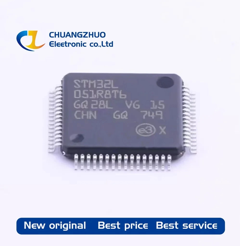 Новый оригинальный микроконтроллер STM32L051R8T6 64KB ARM-MSeries 8KB 32MHz FLASH 51 флэш-памяти (10x10), 1 шт.
Новый оригинальный микроконтроллер STM32L051R8T6 64KB ARM-MSeries 8KB 32MHz FLASH 51 флэш-памяти (10x10), 1 шт.