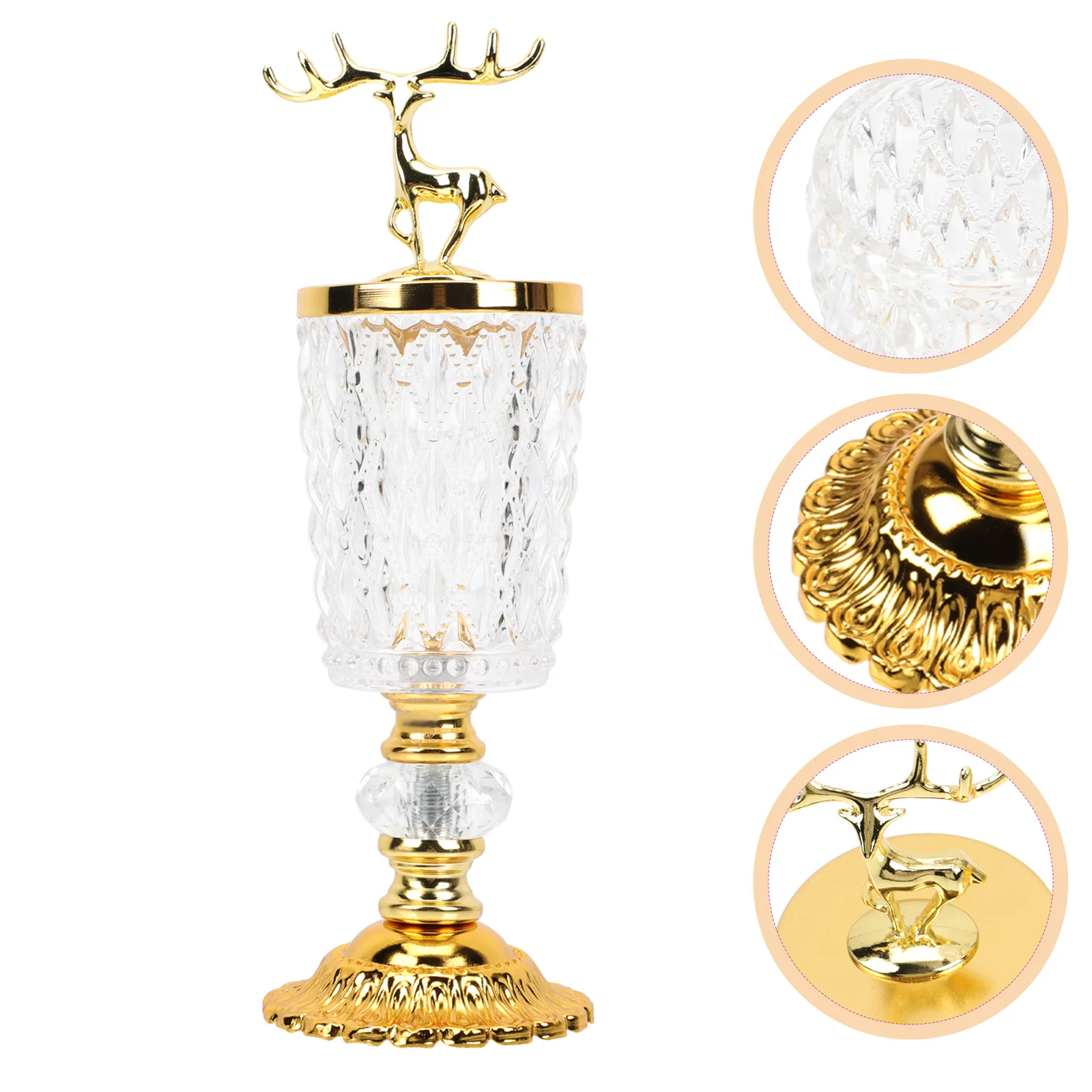 Household Tea Table Candy Jar Home Delicate Storage Container Candy Storage Can
Household Tea Table Candy Jar Home Delicate Storage Container Candy Storage Can